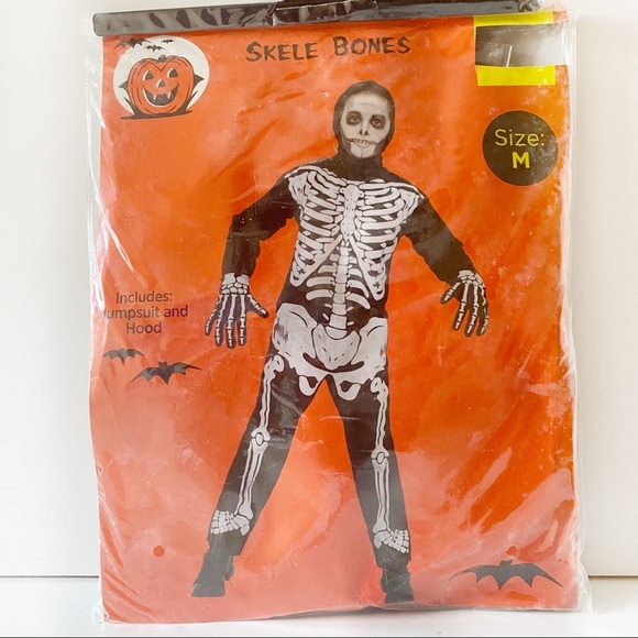 Rubies Skeleton Bones Bous Halloween Costume M - Picture 1 of 4